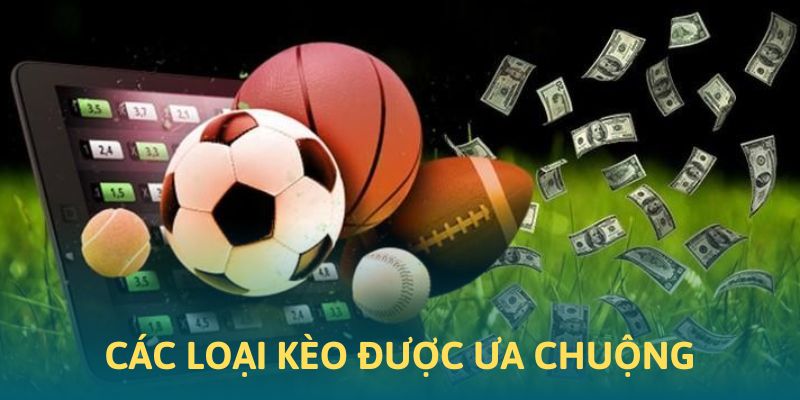 Các kèo cá độ được ưa thích tại nền tảng SV388