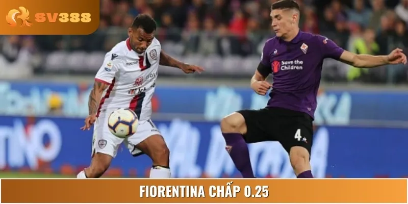 Fiorentina được đánh giá nhỉnh hơn, chấp nhẹ Cagliari 0.25 trái