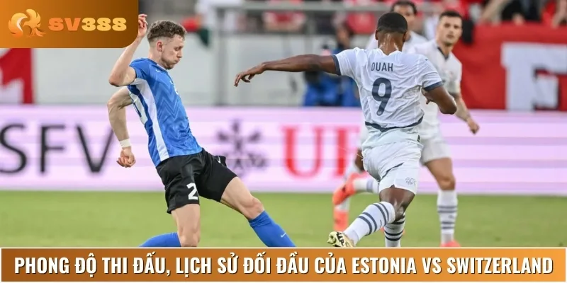 Phong độ gần đây, lịch sử thi đấu của cả Estonia vs Switzerland