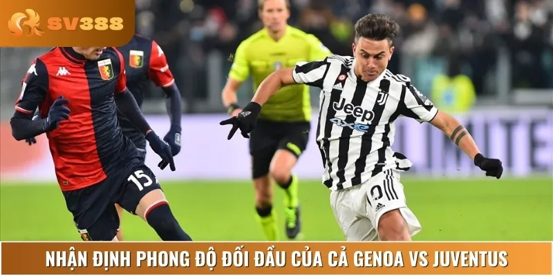 Phong độ, lịch sử đối đầu hiện tại của Genoa vs Juventus