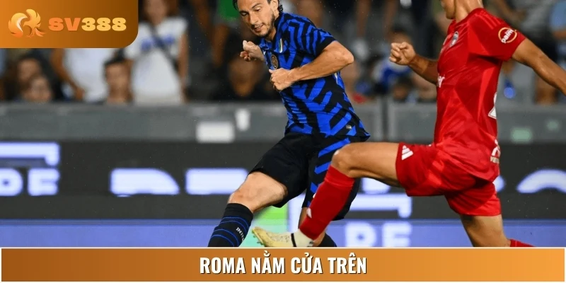 Roma vượt trội về đẳng cấp, được nhà cái xếp kèo trên hợp lý
