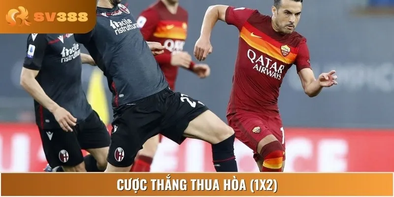 Đặt cược đội thắng, hòa hoặc thua trong trận Roma vs Bologna