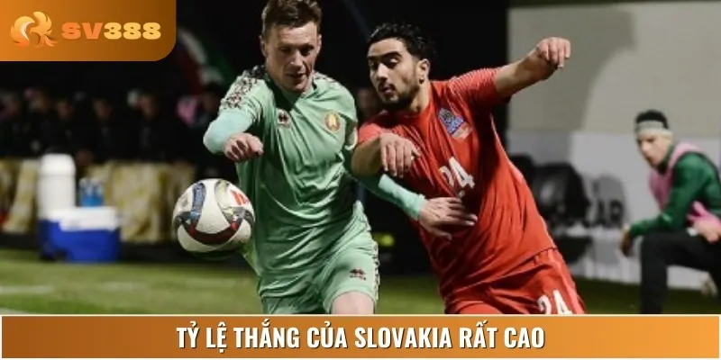 Slovakia có tỷ lệ giành chiến thắng gần như tuyệt đối trước Andorra