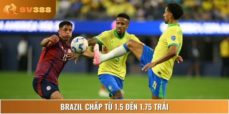 Nhà cái đánh giá Brazil vượt trội với kèo chấp sâu trên sân khách
