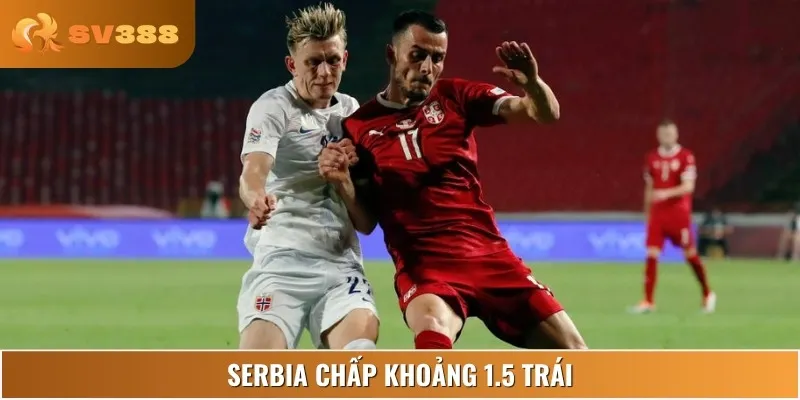 Serbia được đánh giá cao hơn với mức chấp sâu ngay trên sân khách